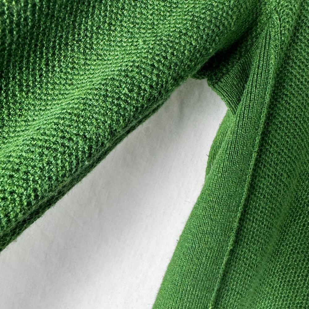 J. Jill Size ST S Tall Green Tunic Sweater Textured Round Neck Long Cotton Blend - Picture 5 of 9